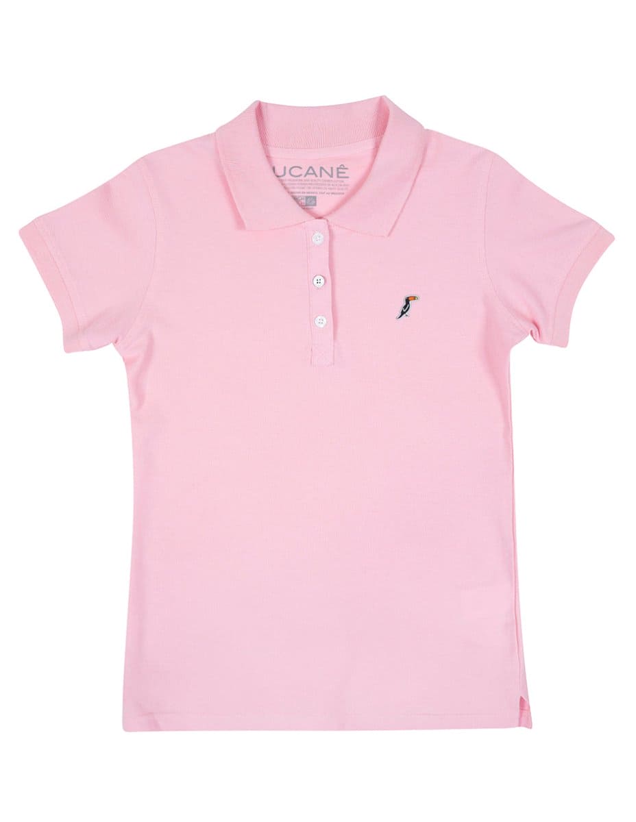 Playera Polo Club Polo Club Playera Tipo Polo Rosa Mujer Playera